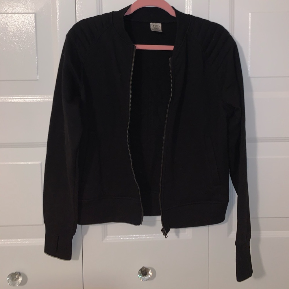 Black athletic jacket